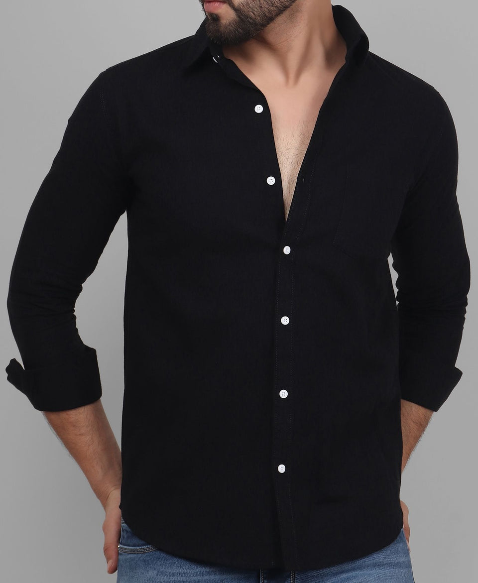 
TryBuy a man wearing a কালো শার্ট ও jeans ছবি
