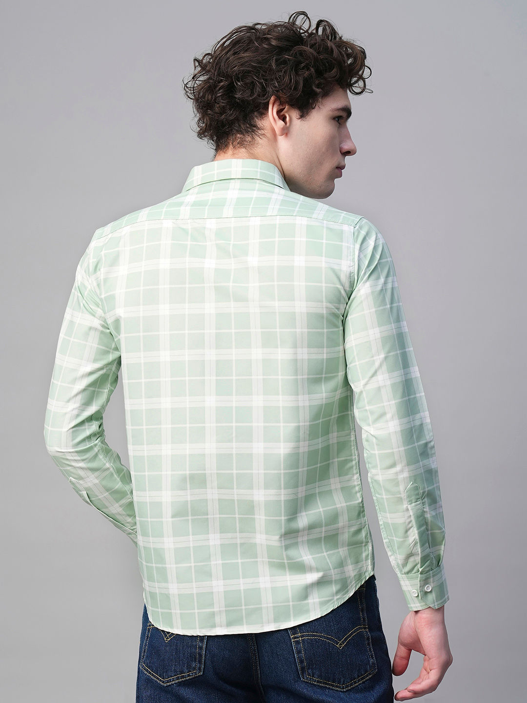 Doubs Cotton Checked Shirt for Men