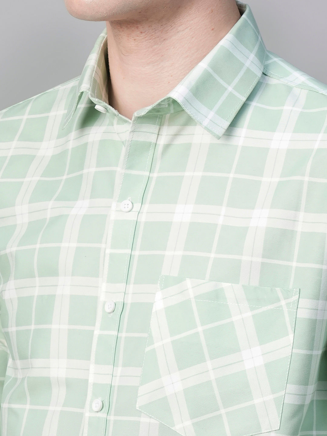Doubs Cotton Checked Shirt for Men