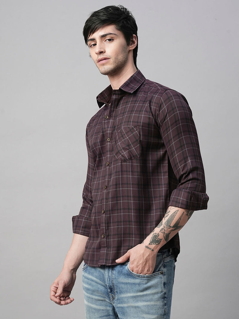 Mady Cotton Checked Shirt for Men 6