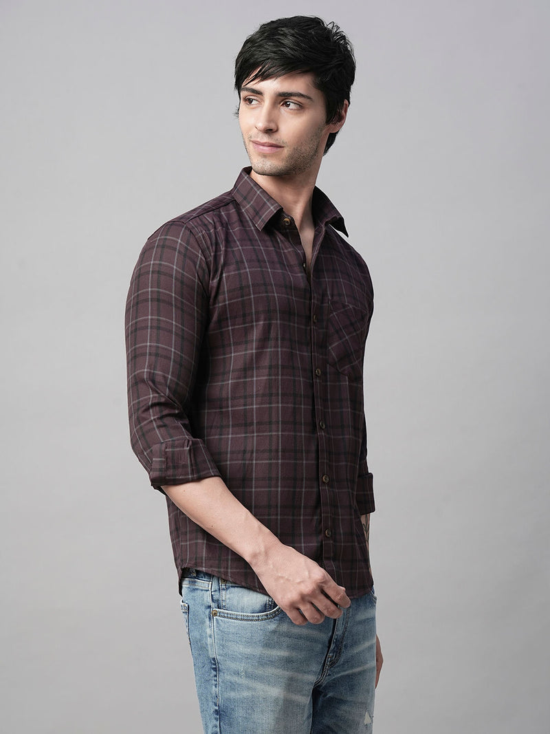 Mady Cotton Checked Shirt for Men 5