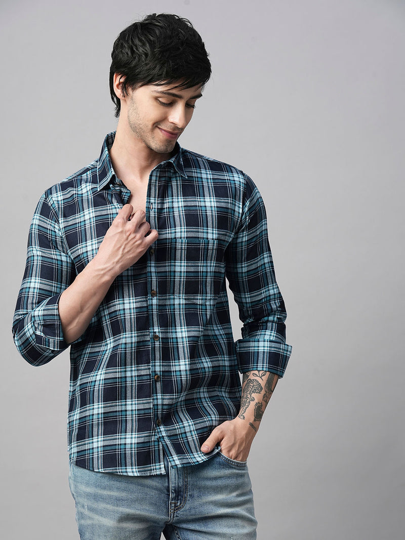 Mandate Cotton Checked Shirt for Men 3