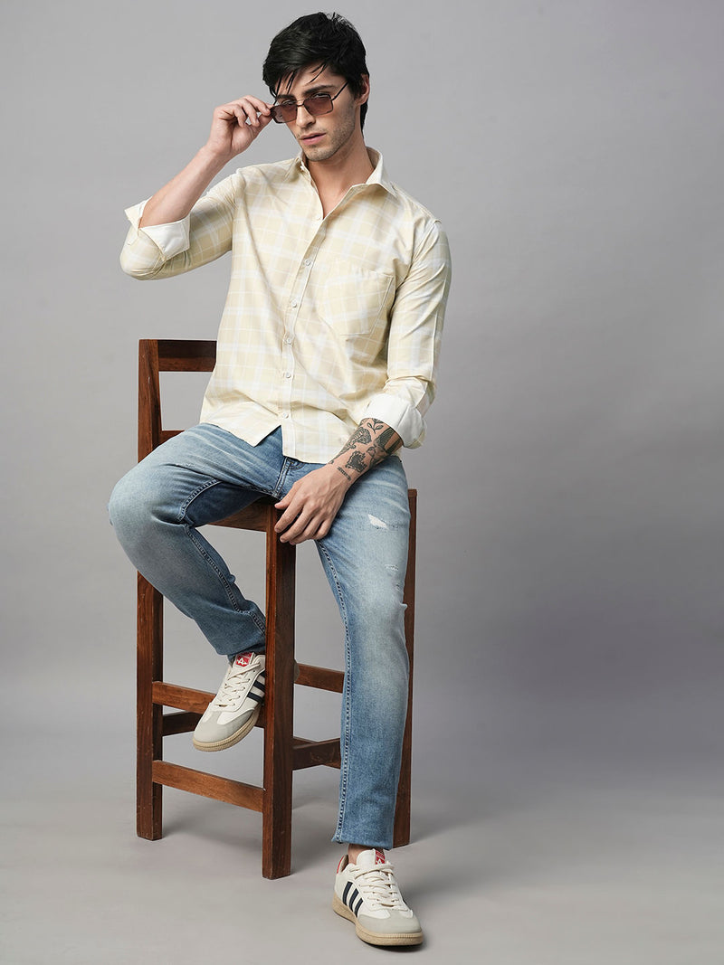 Verona Checked Cotton Shirt for Men 6