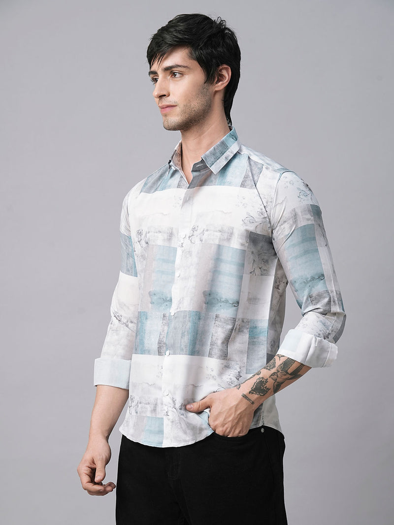 Denain Abstract Printed Shirts for Men 6