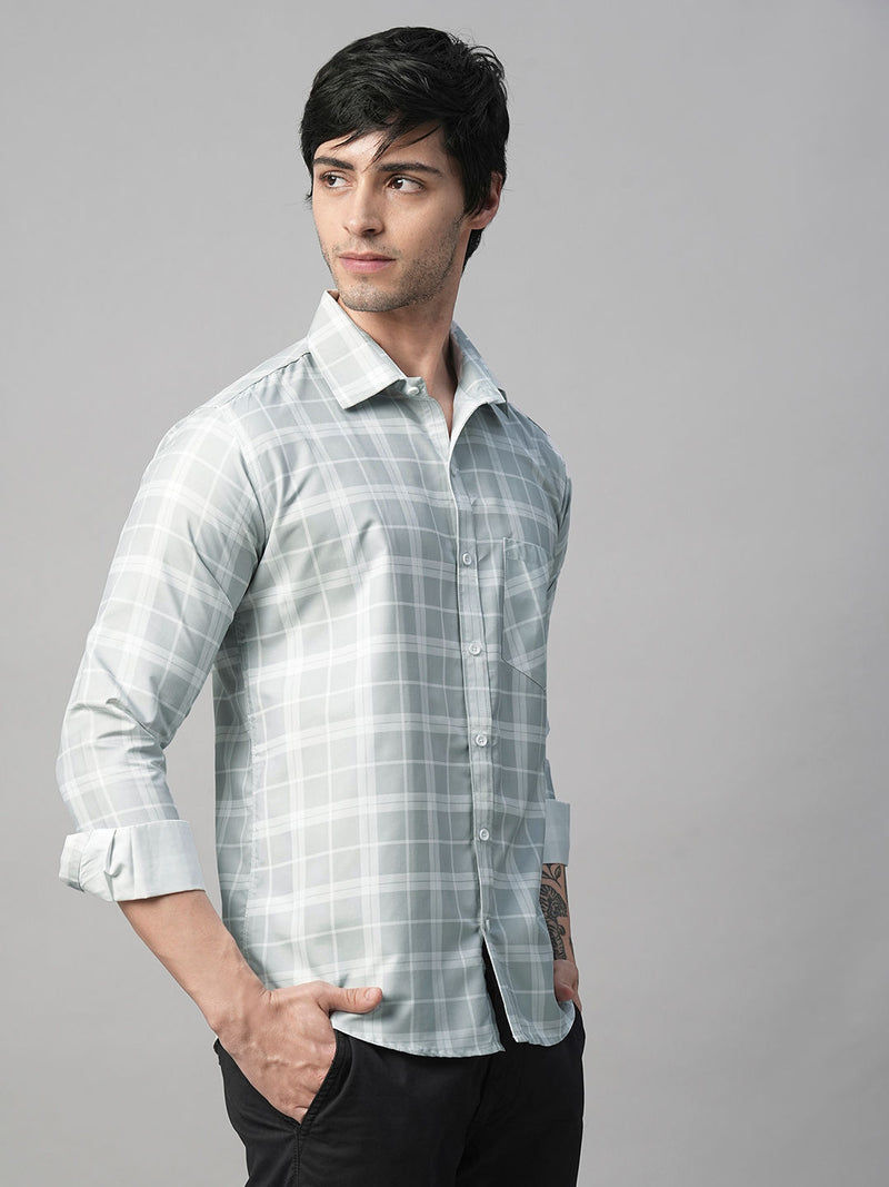 Capture Cotton Checked Shirt for Men 5