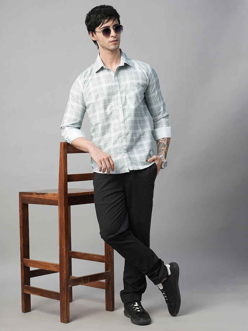 Capture Cotton Checked Shirt for Men 8