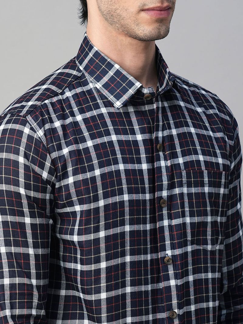 Bunker Cotton Checked Shirt for Men 8