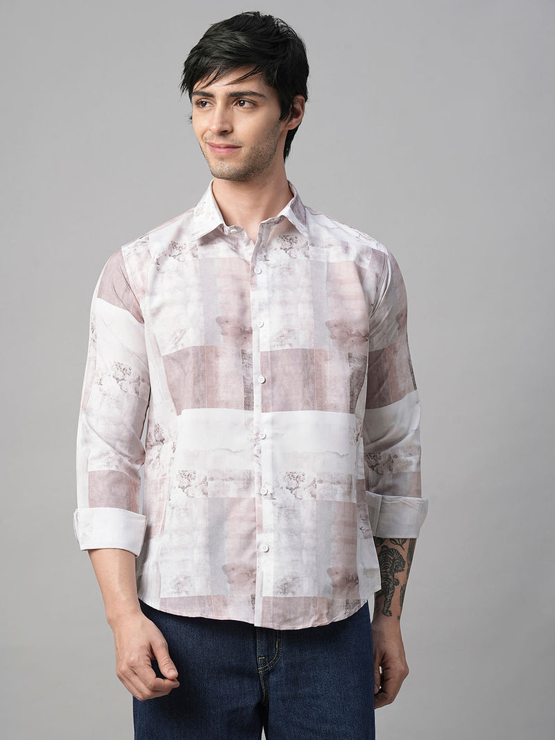 Messina Abstract Printed Shirts for Men 3