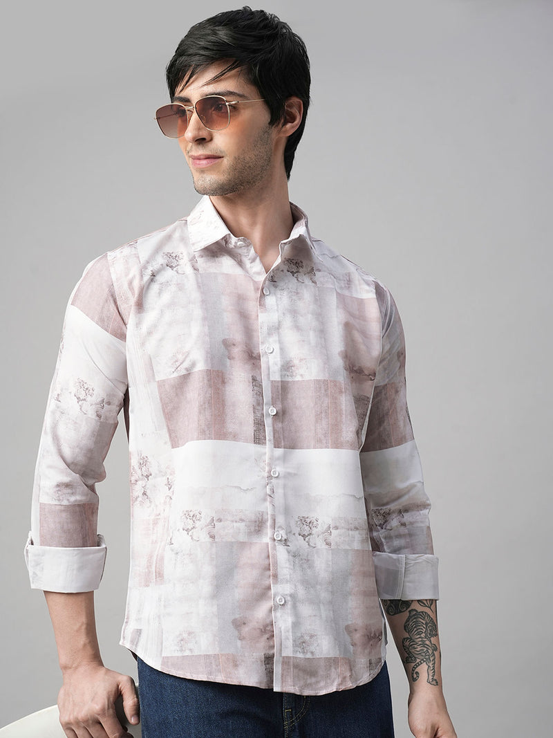 Messina Abstract Printed Shirts for Men 1