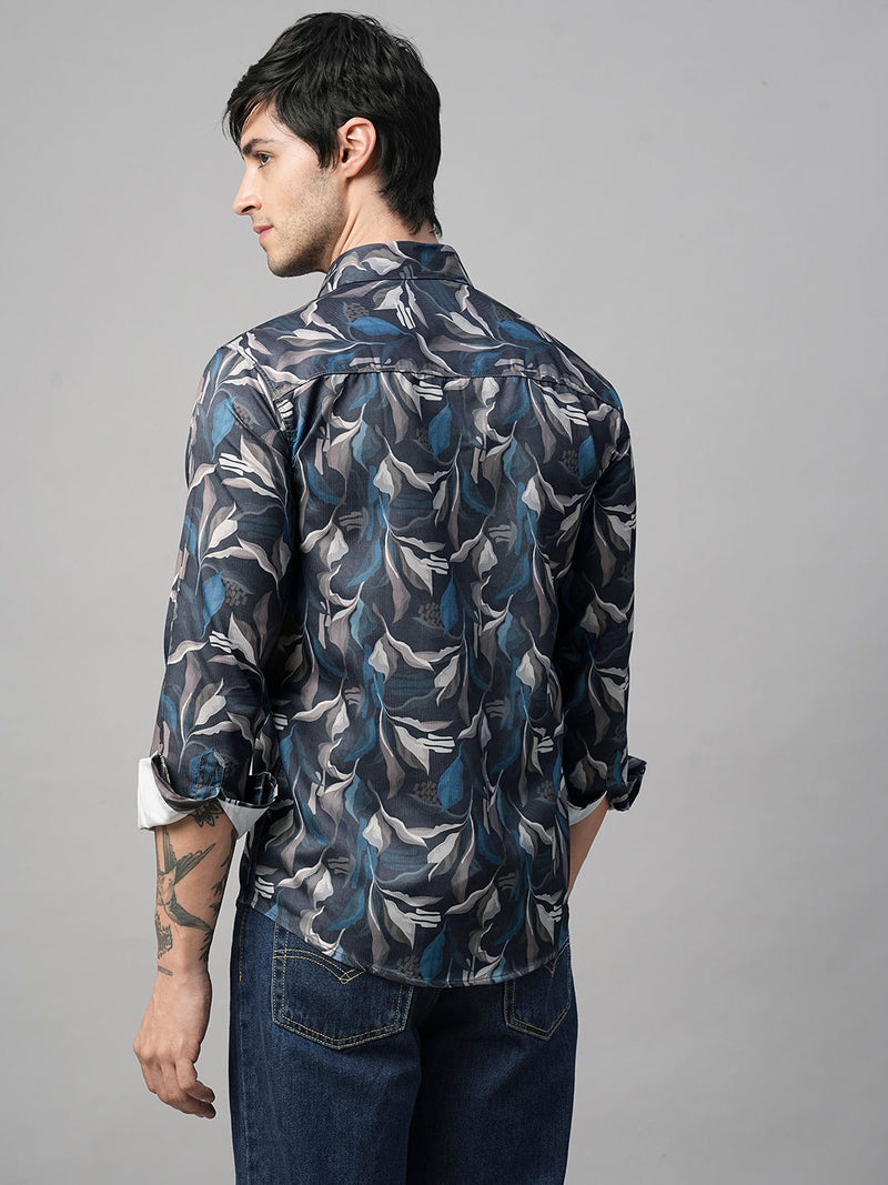 Cahors Abstract Printed Shirts for Men 8