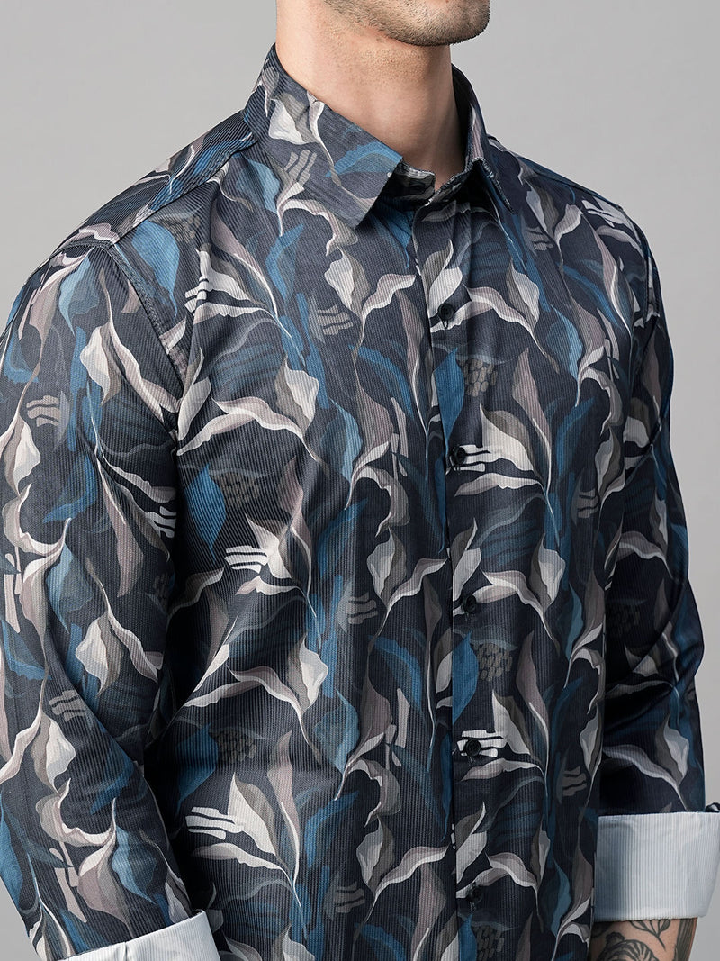 Cahors Abstract Printed Shirts for Men 4