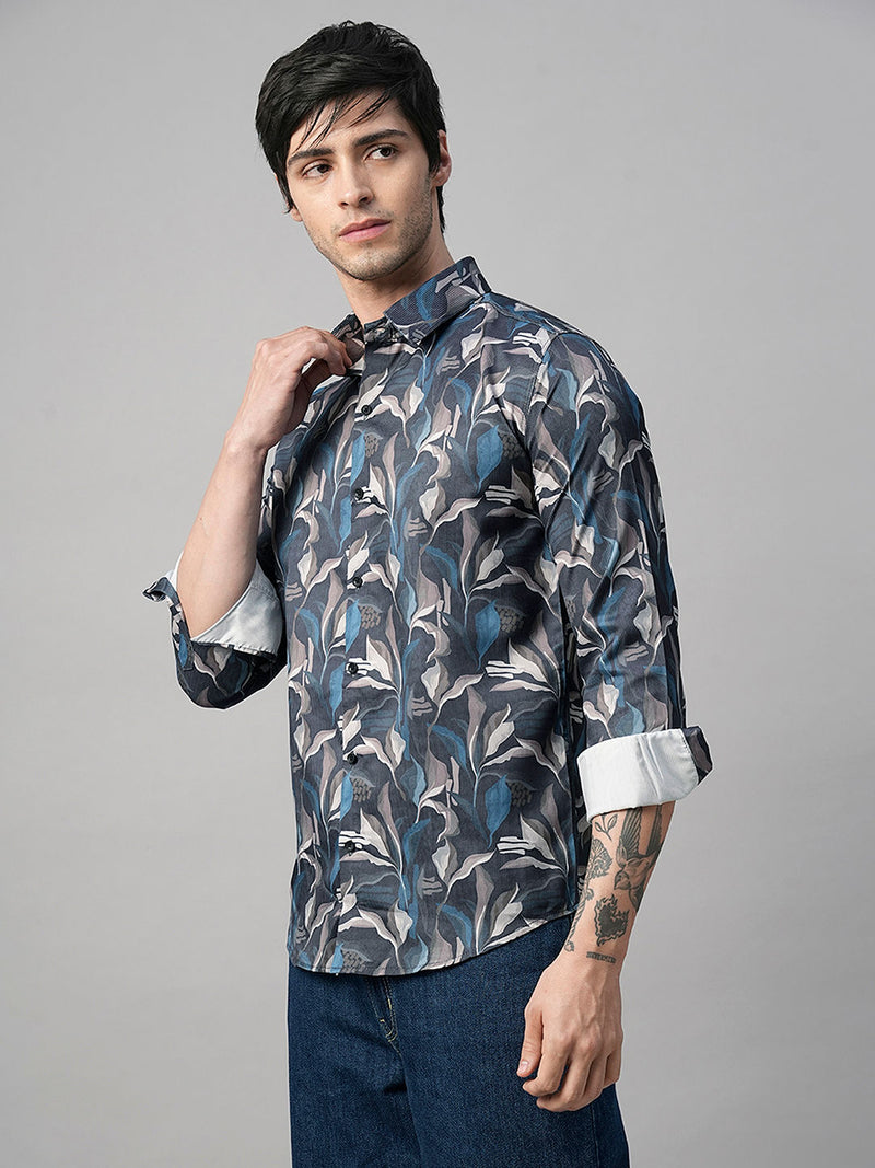 Cahors Abstract Printed Shirts for Men 5
