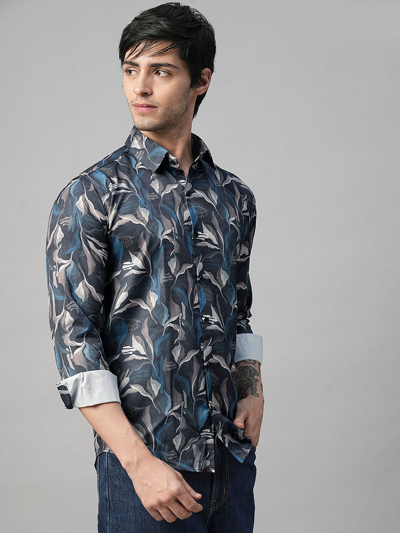 Cahors Abstract Printed Shirts for Men 6