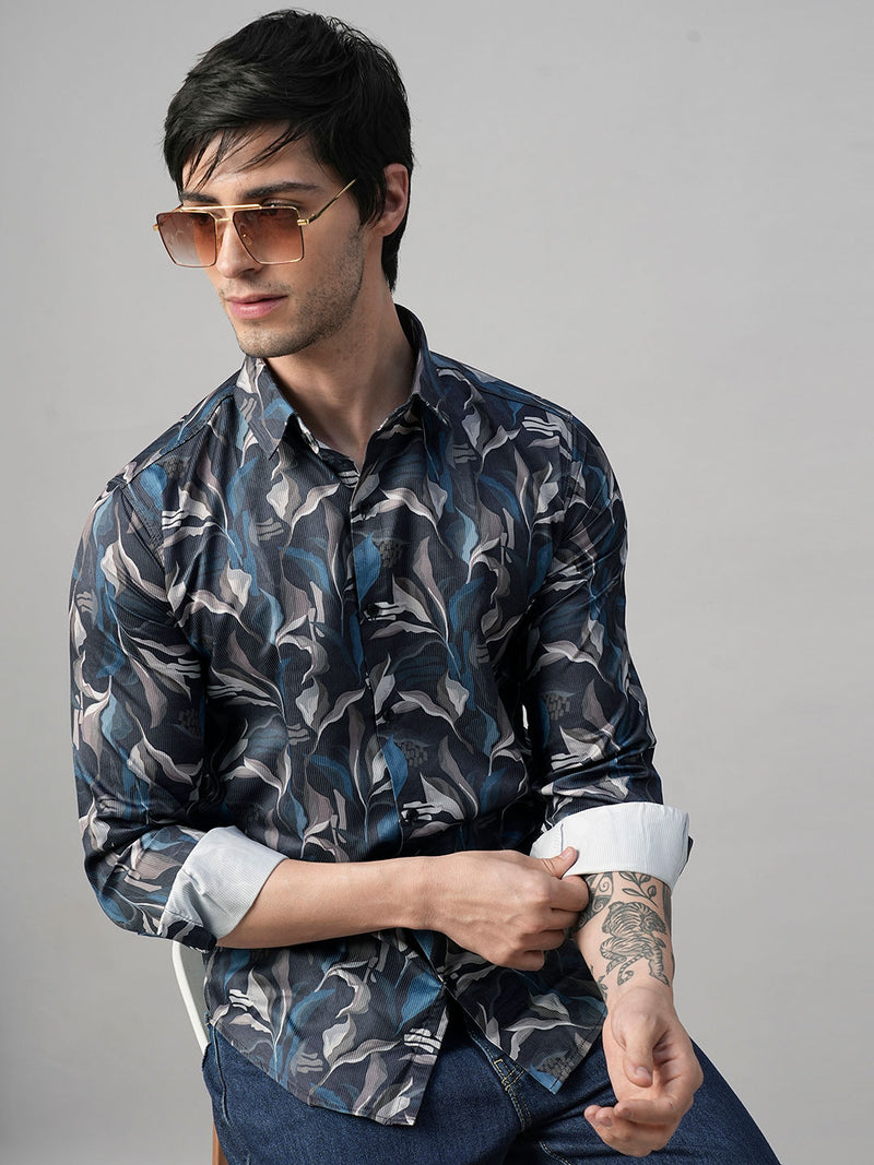 Cahors Abstract Printed Shirts for Men 1