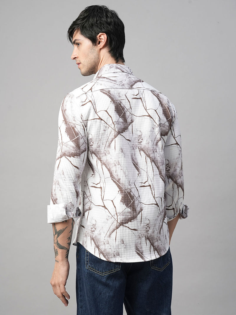 Croix Abstract Printed Shirts for Men 8