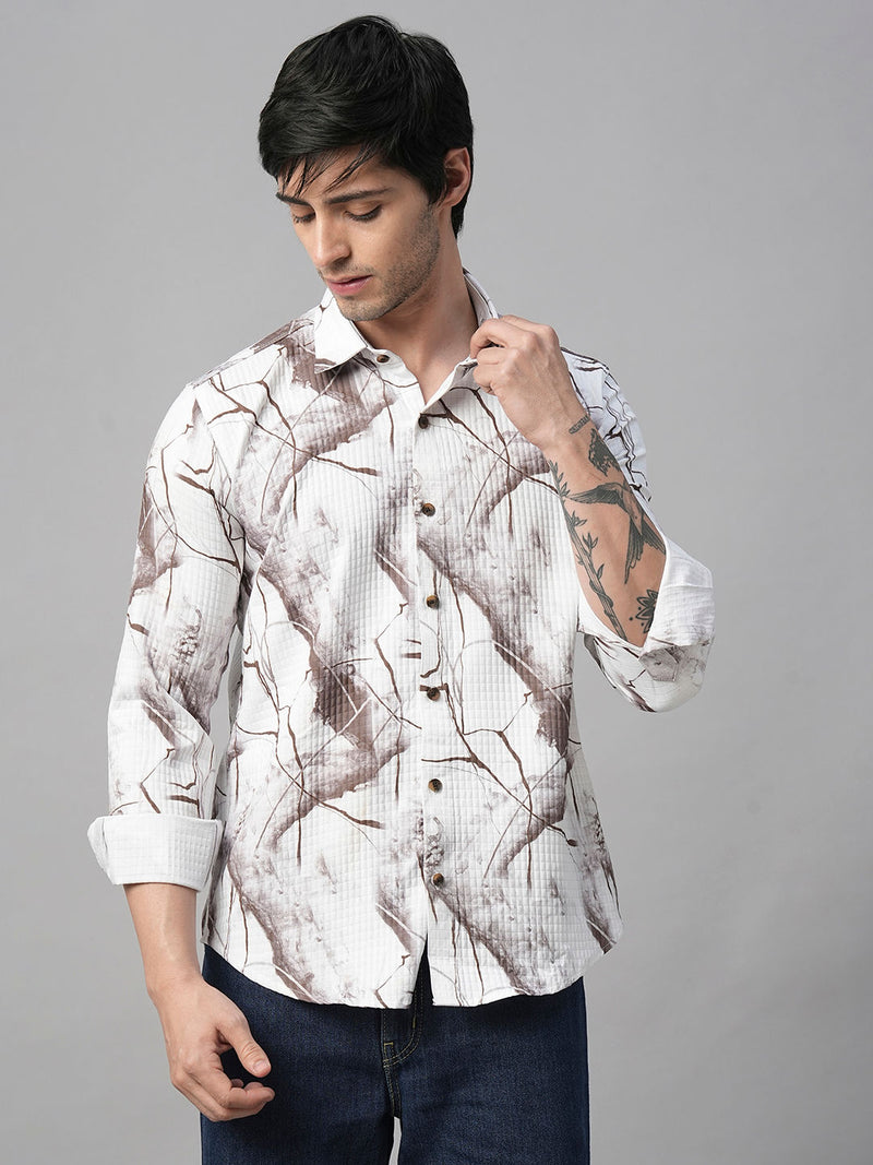 Croix Abstract Printed Shirts for Men 3