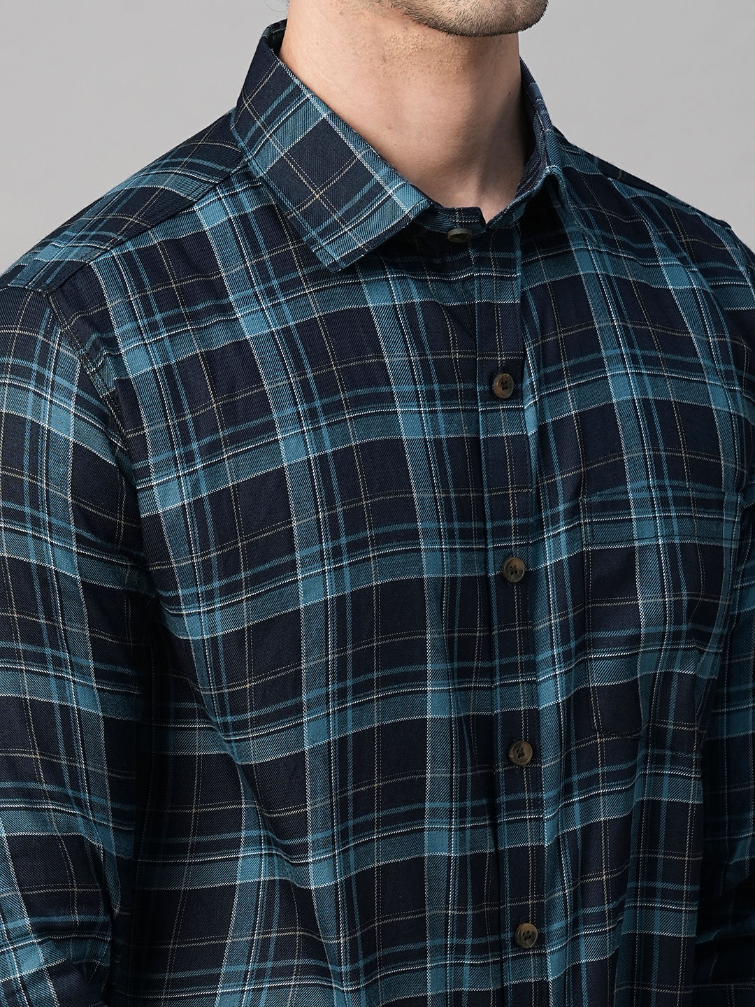 Jackim Cotton Checked Shirt for Men