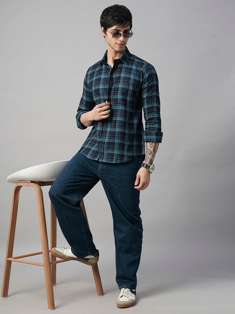Jackim Cotton Checked Shirt for Men 8