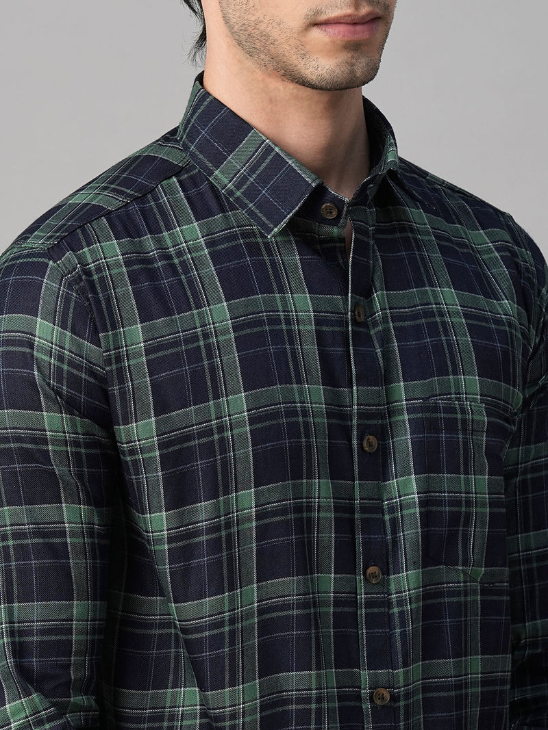 Mason Checked Cotton Shirt for Men 7