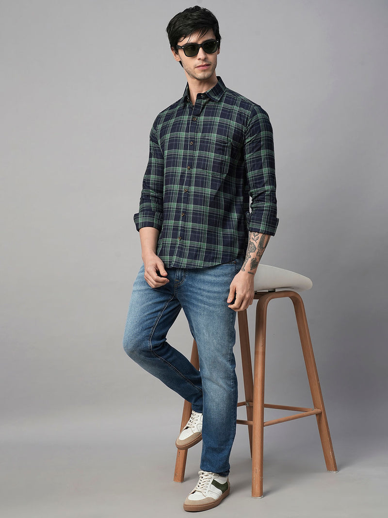 Mason Checked Cotton Shirt for Men 6