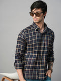 Morphan Checked Cotton Shirt for Men