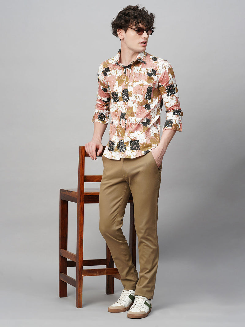 Bold Cotton Blend Printed Shirt for Men 9