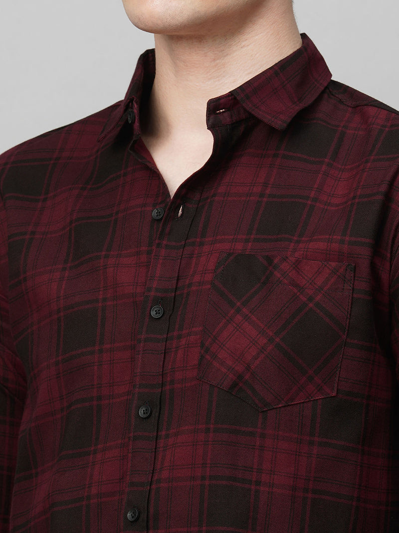 Nautical Checked Cotton Shirt for Men 7