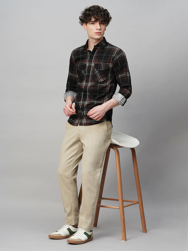 Urban Checked Cotton Shirt for Men - TB_483 6