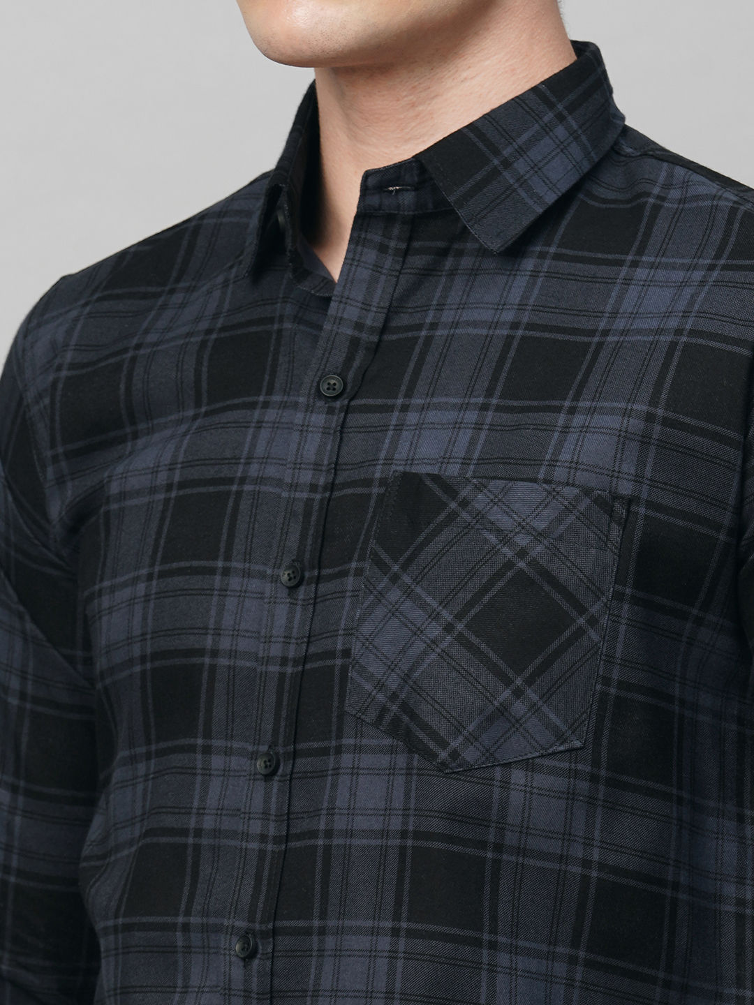 Intrepid Cotton Checked Shirt for Men