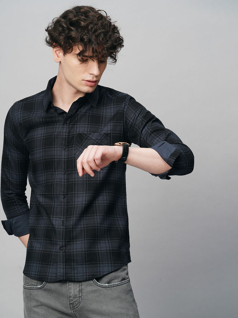 Intrepid Cotton Checked Shirt for Men 1