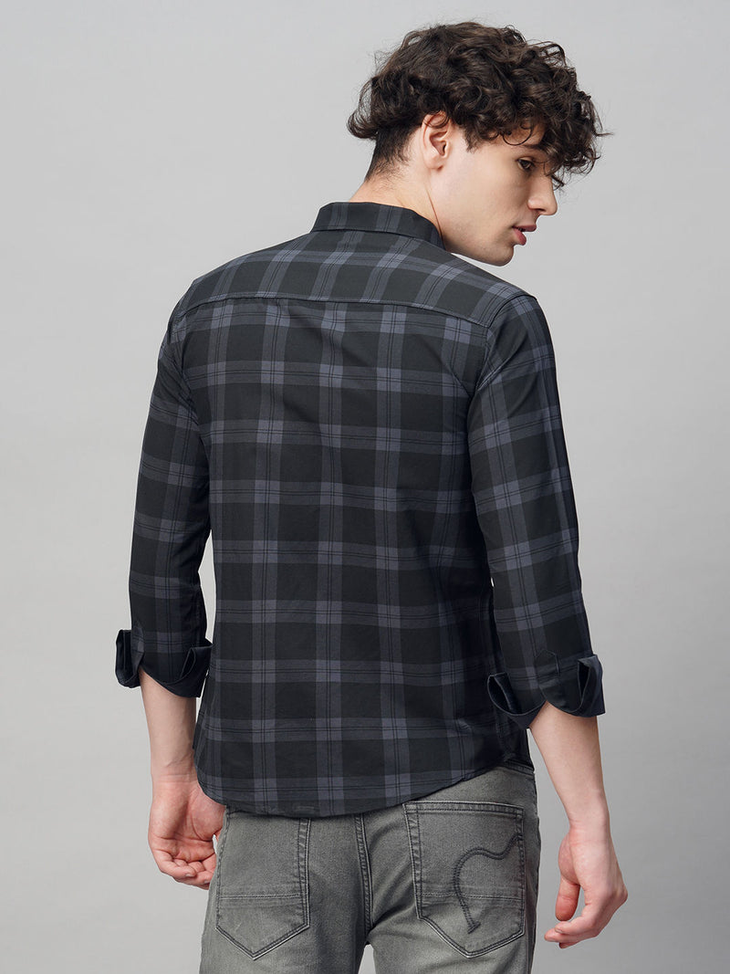 Rugged Checked Cotton Shirt for Men 9