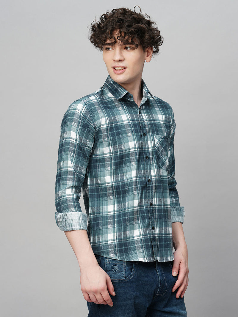 Versatile Checked Cotton Shirt for Men - TB_461 7