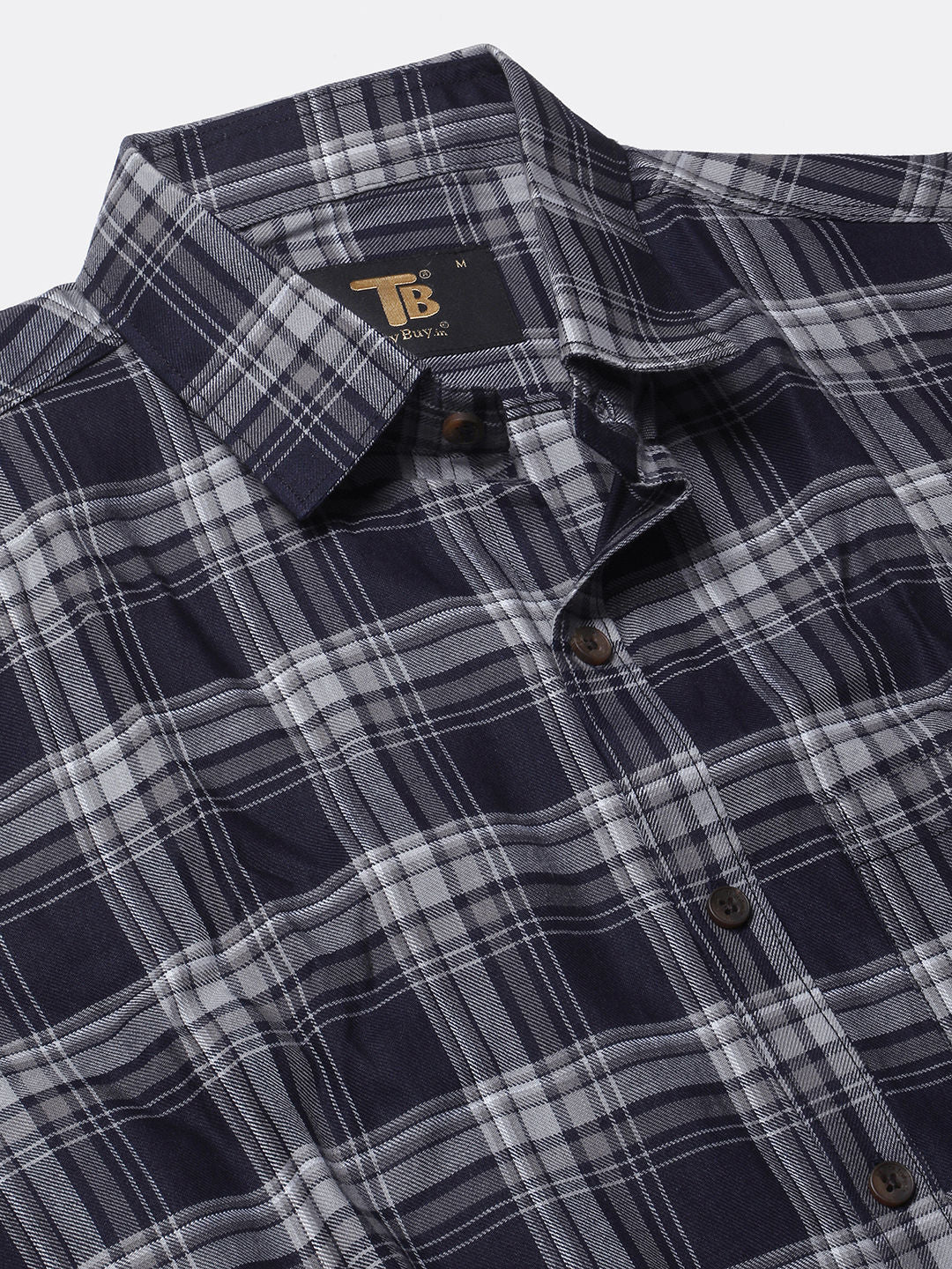 Reims Checked Cotton Shirt for Men