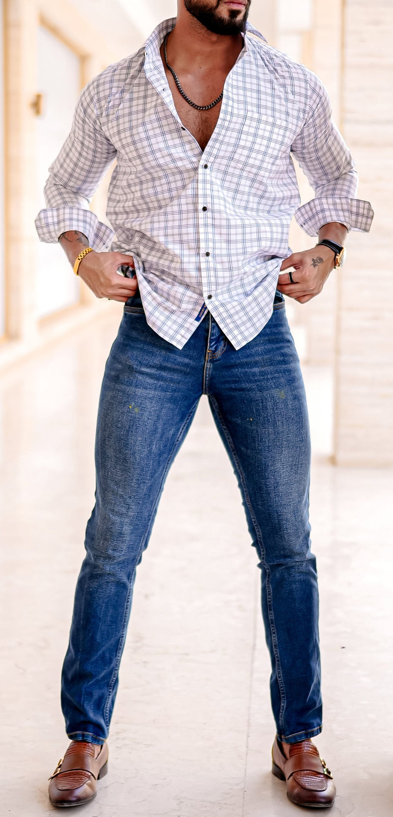 VOZIA Blitz Checked Men's Shirt 5