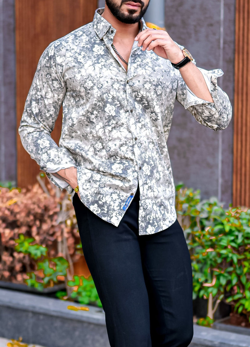 VOZIA Spire Floral Printed Shirt for Men 3