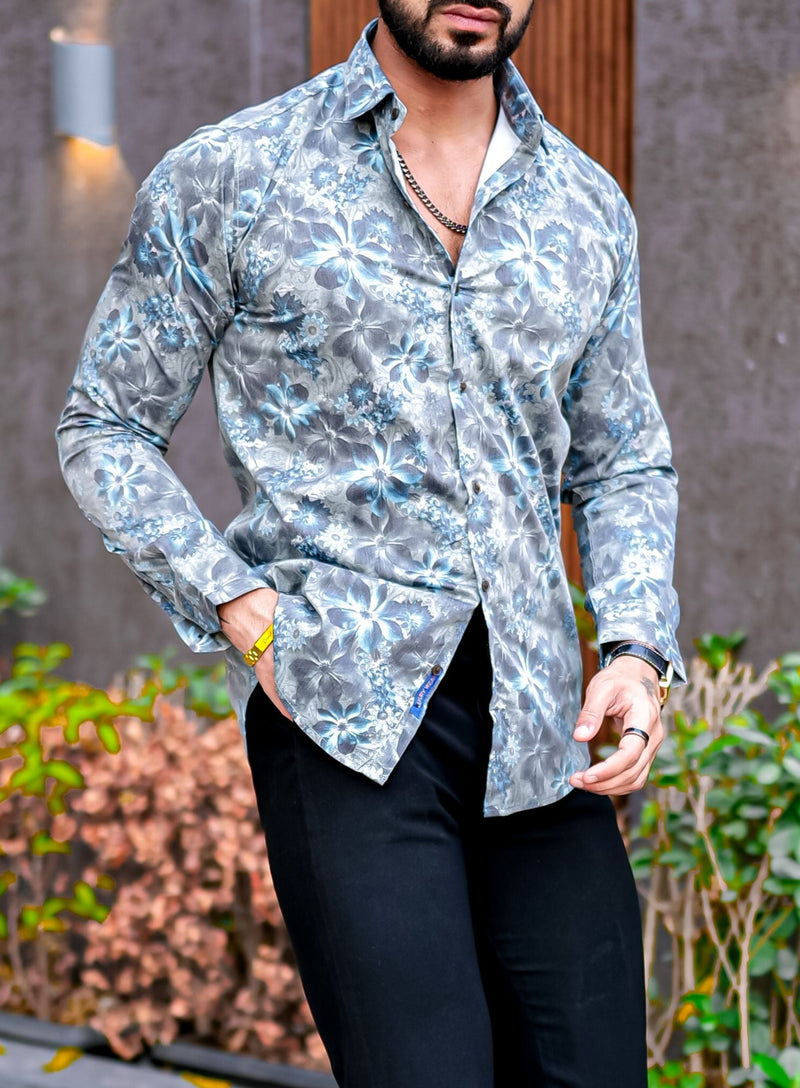 VOZIA Evoke Floral Printed Shirt for Men 4