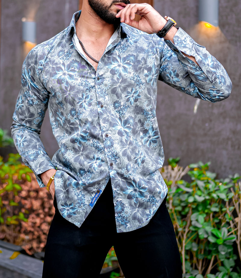 VOZIA Evoke Floral Printed Shirt for Men 1