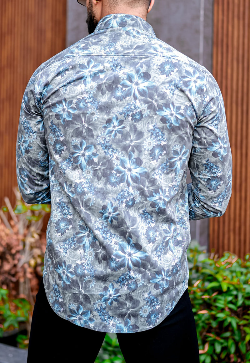 VOZIA Evoke Floral Printed Shirt for Men 6