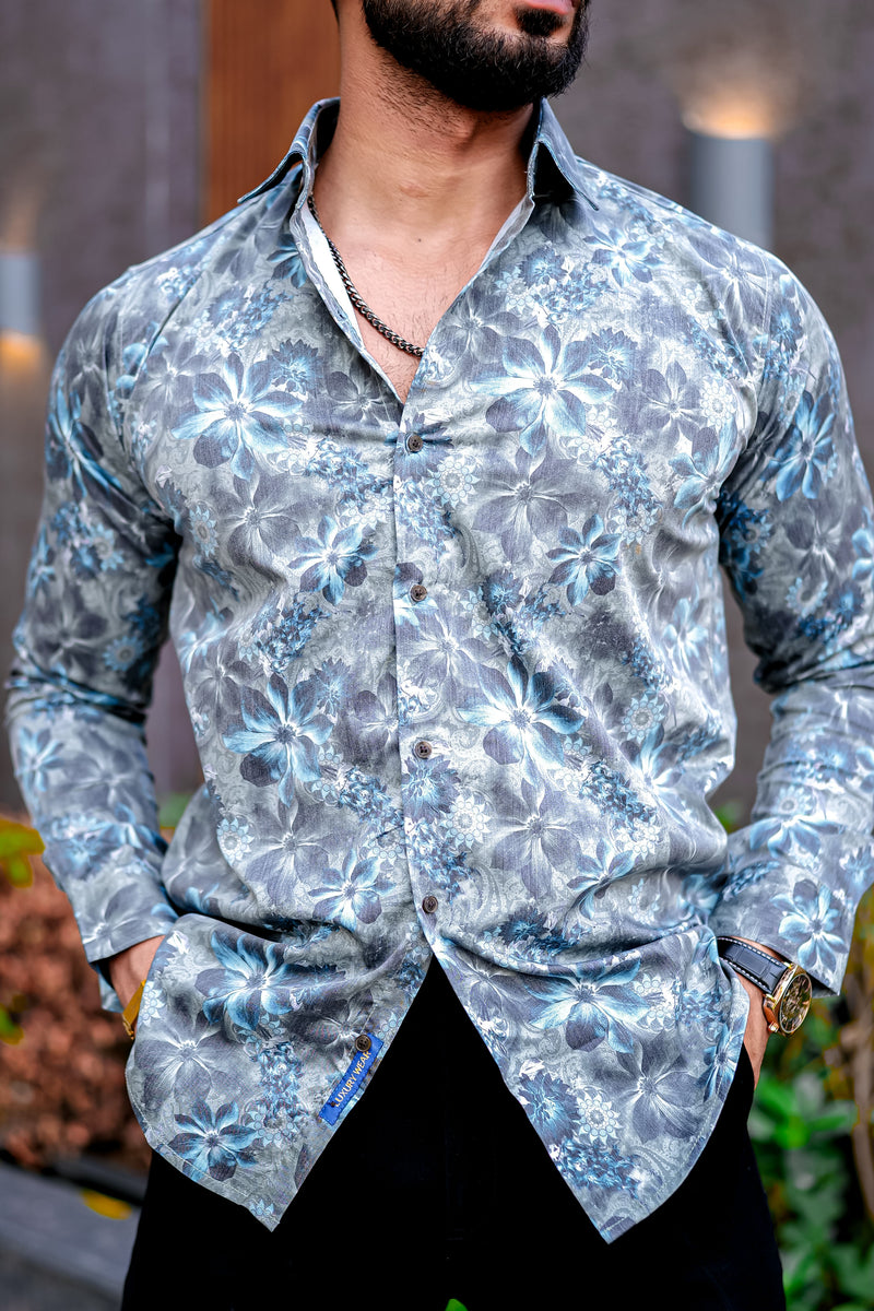 VOZIA Evoke Floral Printed Shirt for Men 3