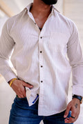 VOZIA Flare Striped Men's Shirt