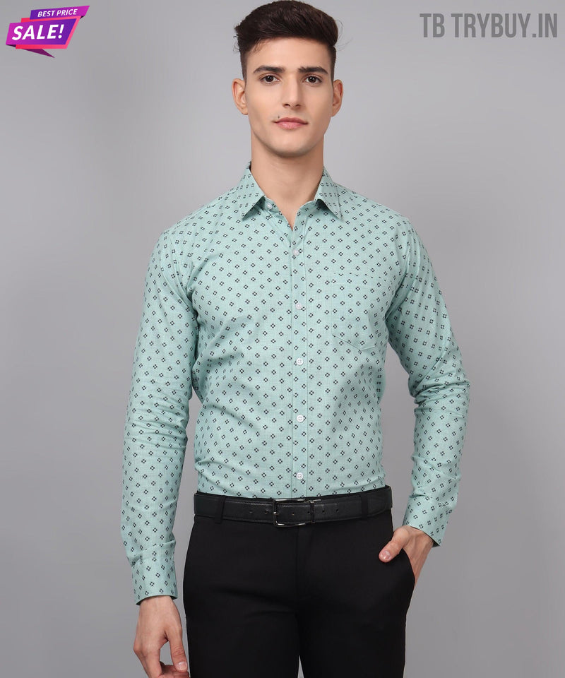 Classy Printed Linen Shirt for Men 1