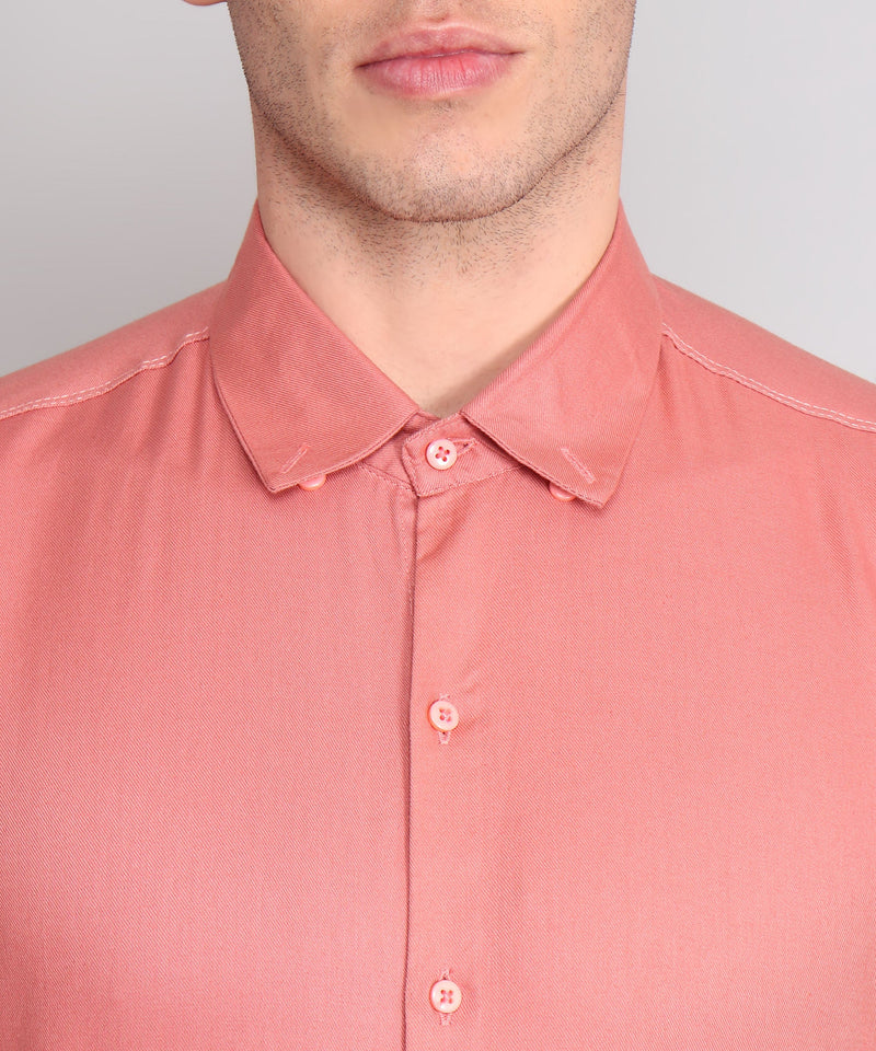 Cotour Peach Cotton Shirt for Men 9