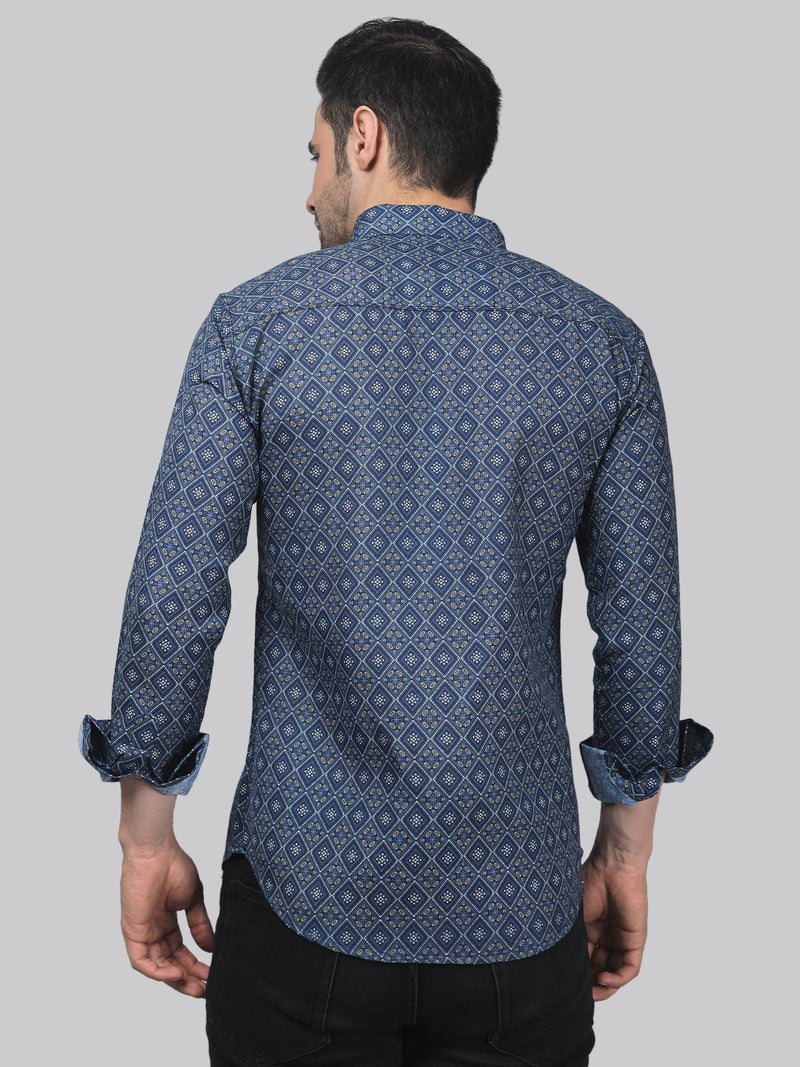 Arctic Cotton Blend Printed Shirt for Men 3