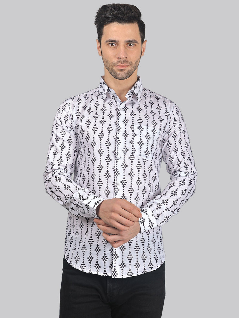 Calliope Cotton Blend Printed Shirt for Men 3