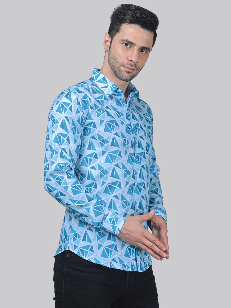Chic-industrial Men's Printed Shirt 3
