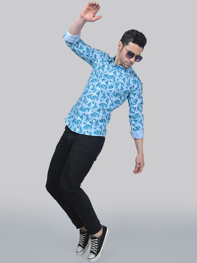 Chic-industrial Men's Printed Shirt 4