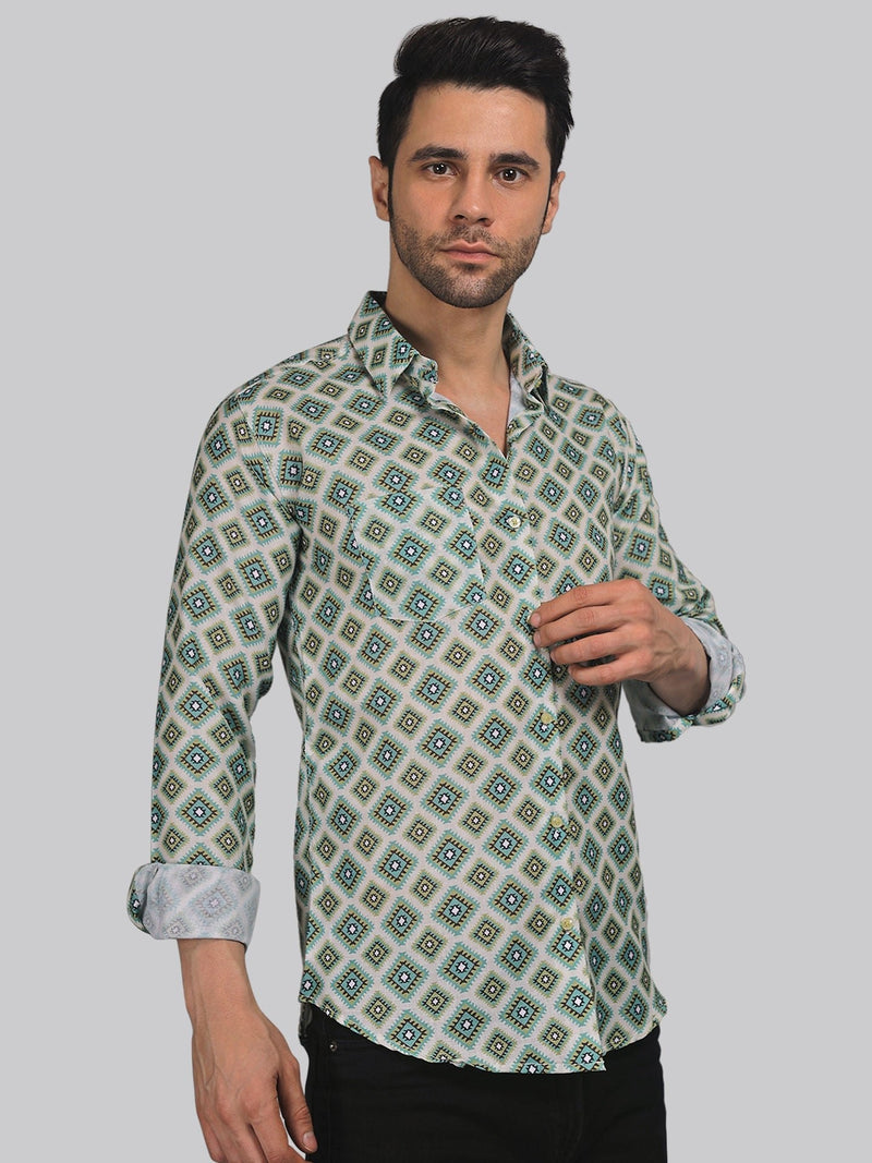 Delicate Men's Printed Shirt 5