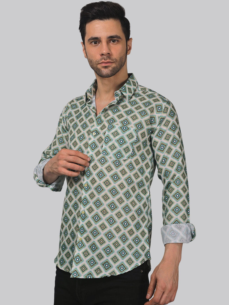 Delicate Men's Printed Shirt 4
