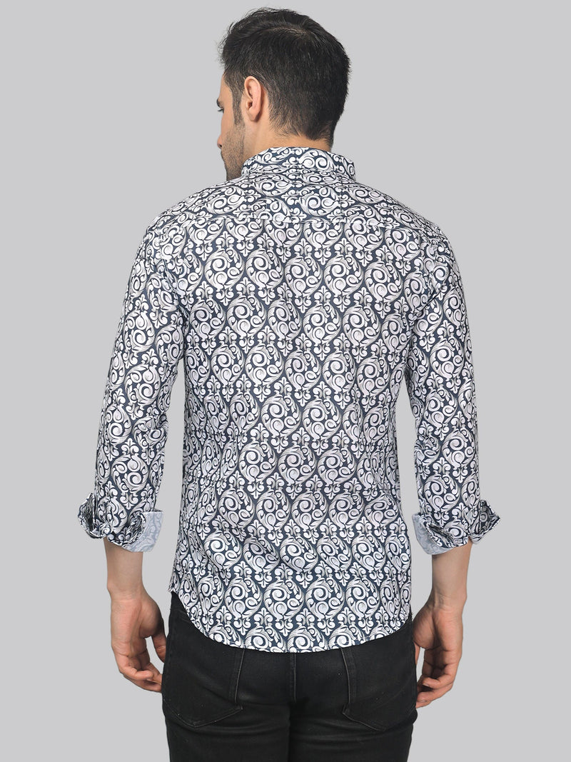 Edgy-glam Men's Printed Shirt 6