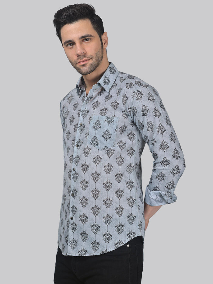 Flamingo Frenzy Printed Shirt for Men 2